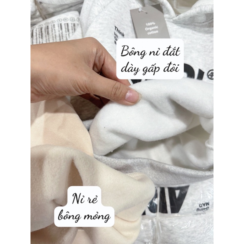 Áo nỉ hodie màu ghi chữ ARRL chô bé gái