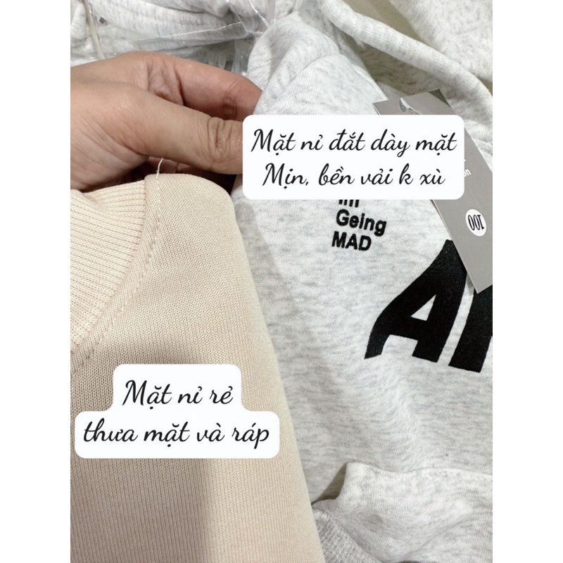 Áo nỉ hodie màu ghi chữ ARRL chô bé gái