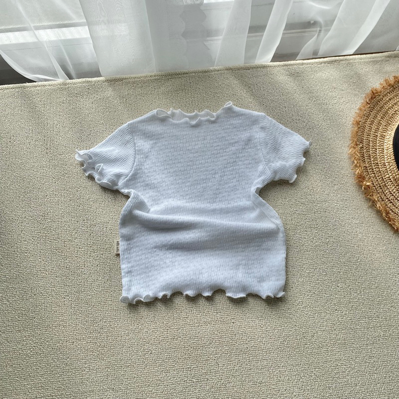 Áo body nhún bèo cho bé gái