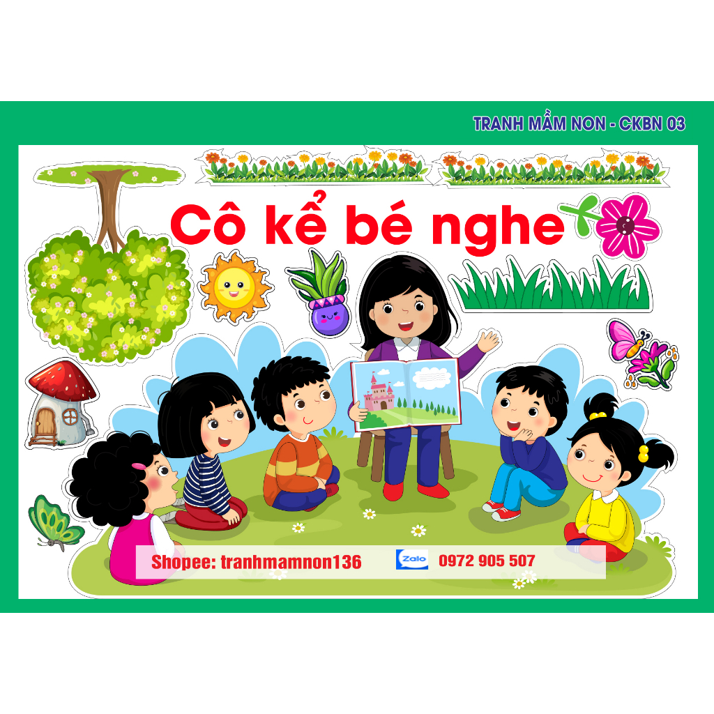 Cô kể bé nghe