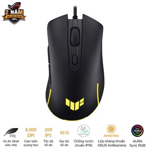 Chuột Chơi Game ASUS TUF Gaming M3 / M3 Gen II - Hàng chính hãng BH 2 năm