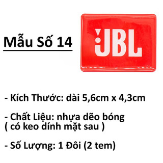 Tem Loa JBL Nhiều Mẫu ( 2 Tem )