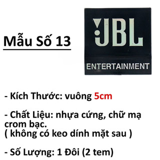 Tem Loa JBL Nhiều Mẫu ( 2 Tem )