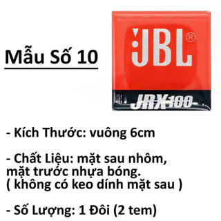Tem Loa JBL Nhiều Mẫu ( 2 Tem )
