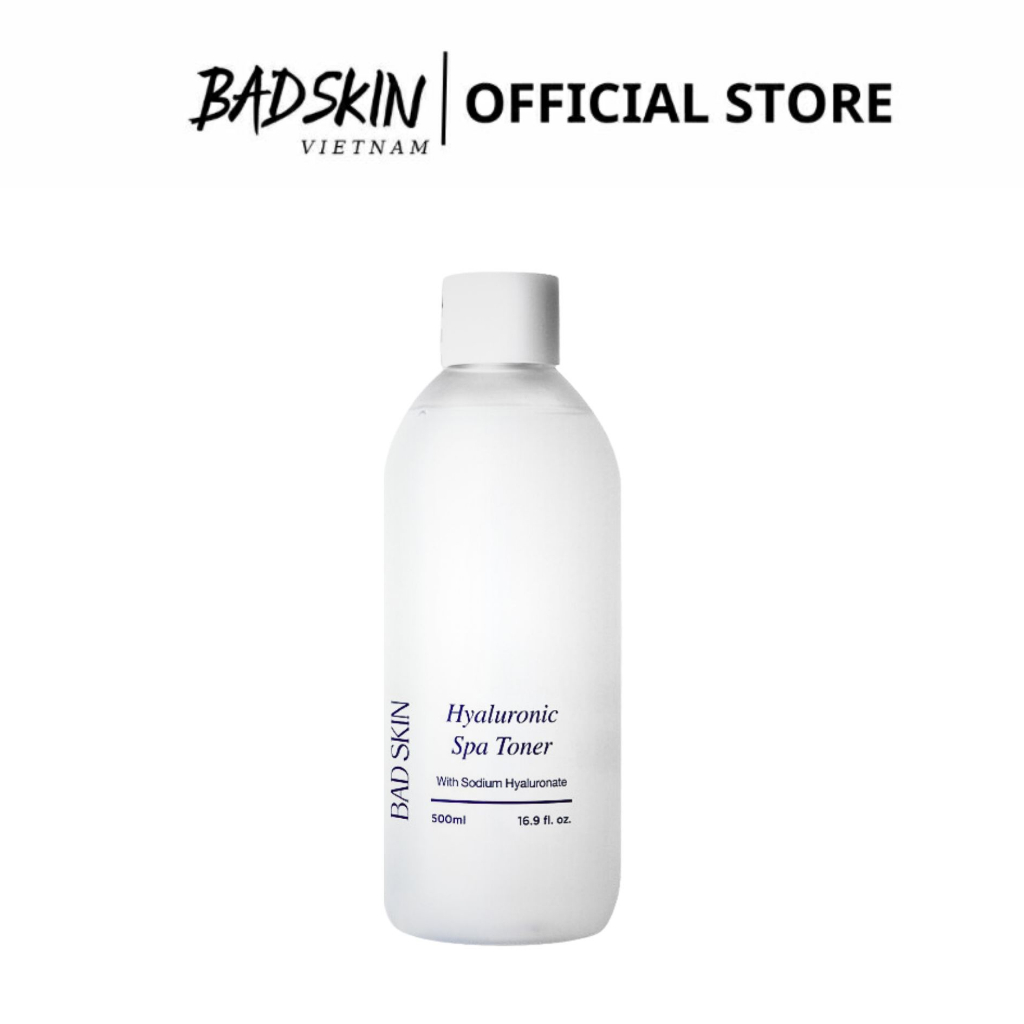 Nước hoa hồng Badskin Hyaluronic spa Tone 500ML