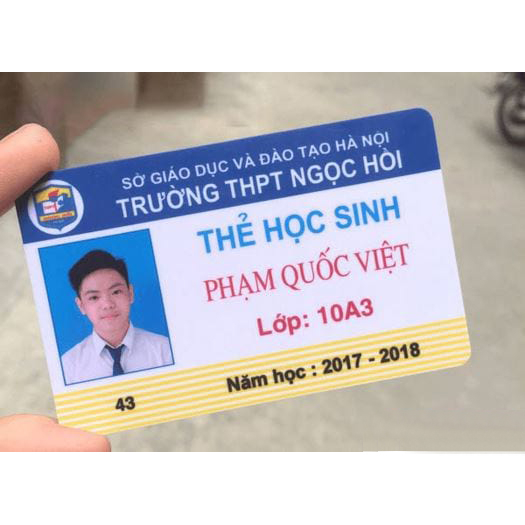 Thẻ học sinh - Thẻ sinh viên in lấy ngay - Giá rẻ tại Hà Nội