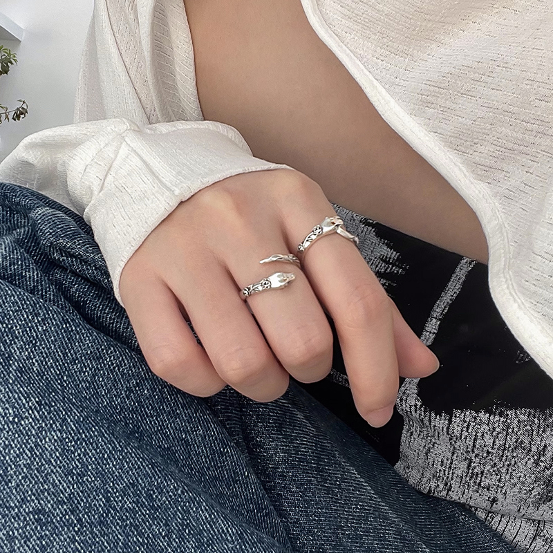 Nhẫn Thiết Kế Hình Rắn Độc Đáo Thời Trang Cao Cấp