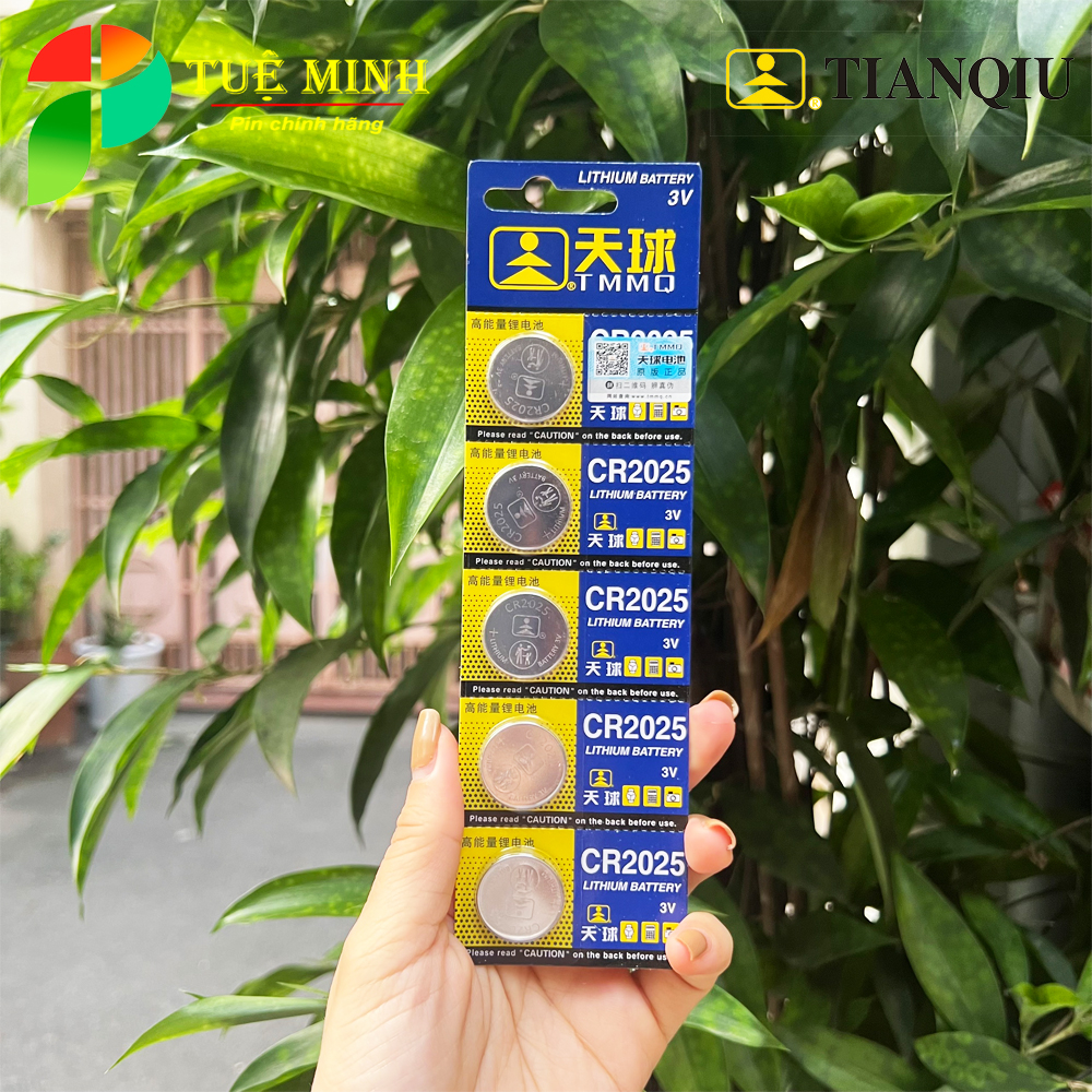 Vỉ 5 viên Pin CR2032, CR2025, CR2016 Lithium 3V giá siêu rẻ. Pin máy đo tiểu đường, cân điện tử, cmos máy tính