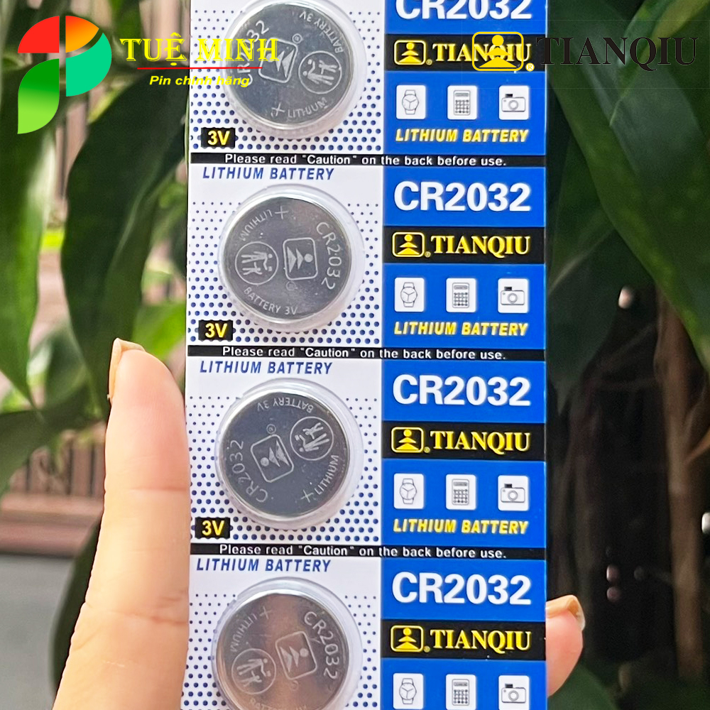 Vỉ 5 viên Pin CR2032, CR2025, CR2016 Lithium 3V giá siêu rẻ. Pin máy đo tiểu đường, cân điện tử, cmos máy tính