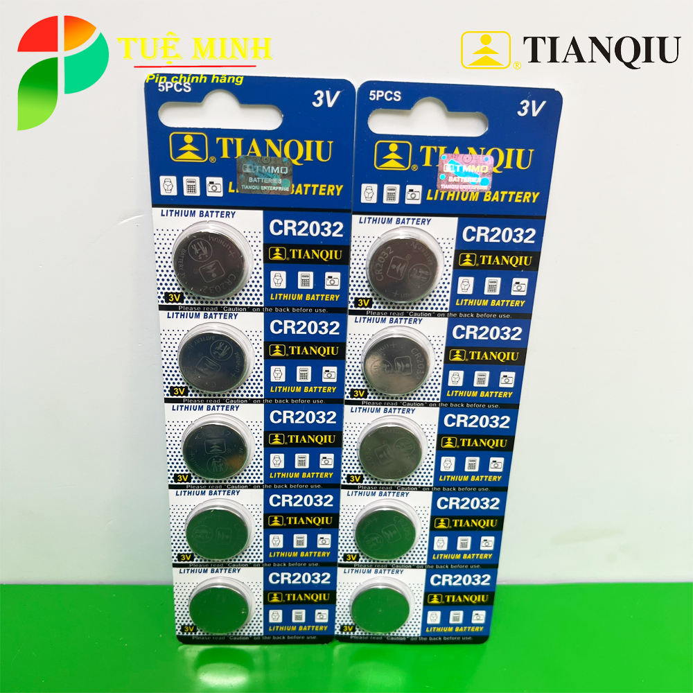 Vỉ 5 viên Pin CR2032, CR2025, CR2016 Lithium 3V giá siêu rẻ. Pin máy đo tiểu đường, cân điện tử, cmos máy tính