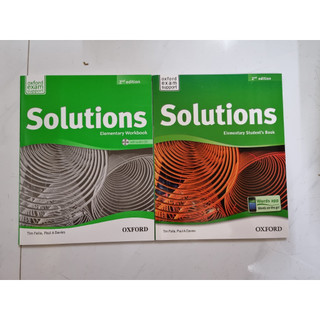 Sách - Tiếng Anh- Solutions Elementary- 2nd Edition- (Trọn Bộ 2 cuốn)