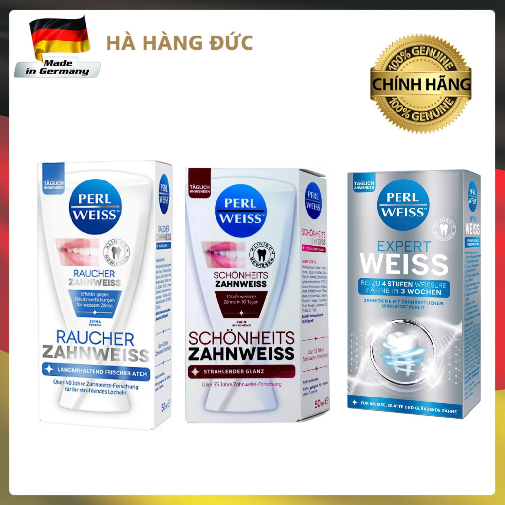Kem đánh răng làm trắng Perl Weiss 50ml
