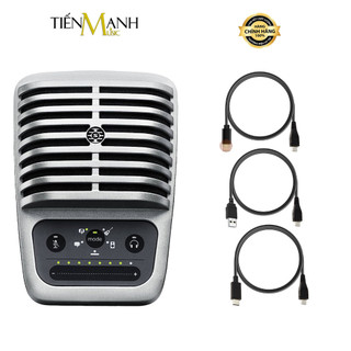 Micro Shure MV51 Digital - Mic Thu Âm Condenser Podcast, Livestream Phòng Studio MV51-DIG Microphone