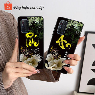Ốp lưng Vivo V19 - Ốp Vivo in hình chữ thư pháp Tâm an, Phúc, Đức mới nhất