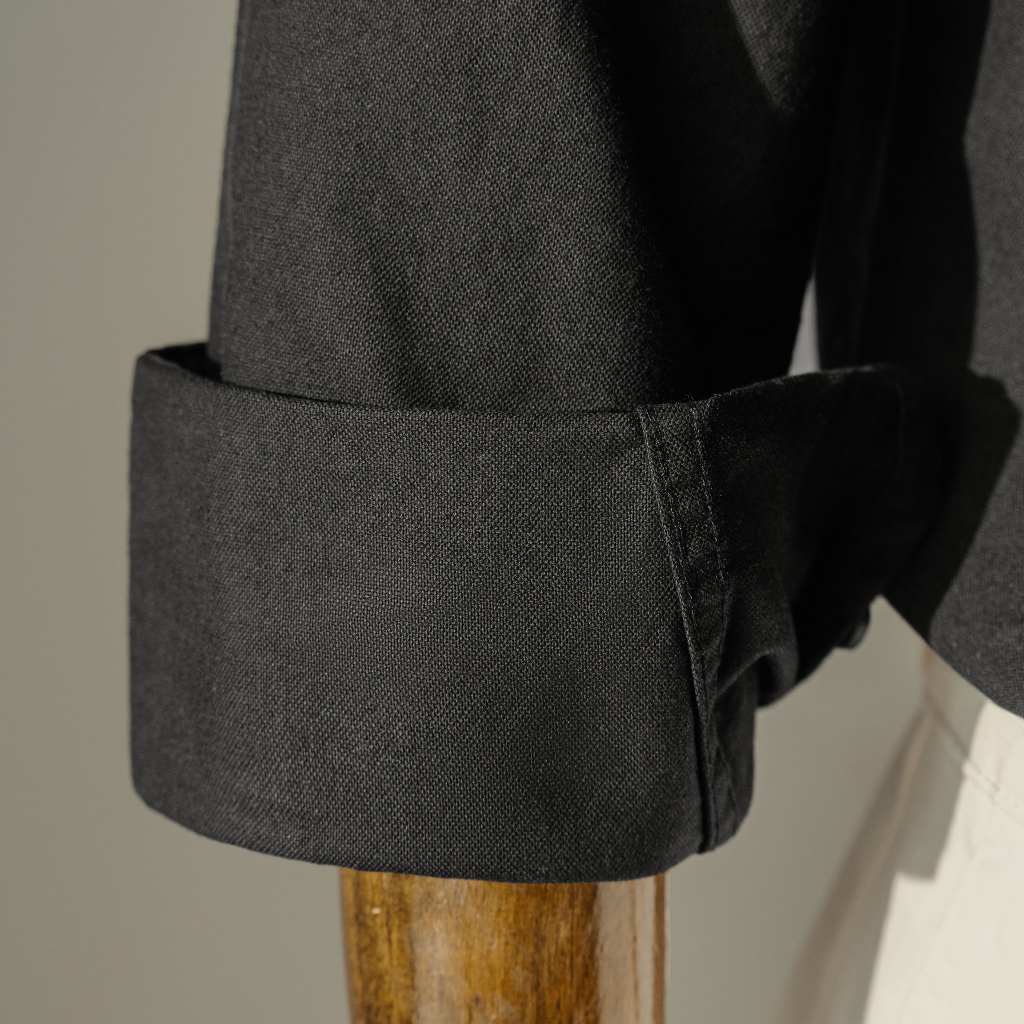 Áo Sơ Mi Nam Cao Cấp Black Oxford Shirt BY COTTON