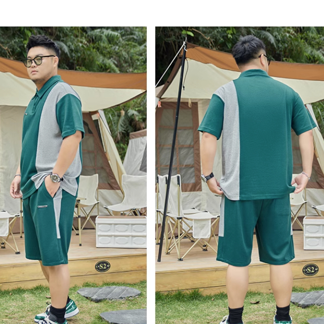 Bộ Quần Áo Polo Big Size Nam Revered Áo Polo BigSize Nam Quần Đùi Nam 70-145kg Chất Liệu Poly Cao Cấp