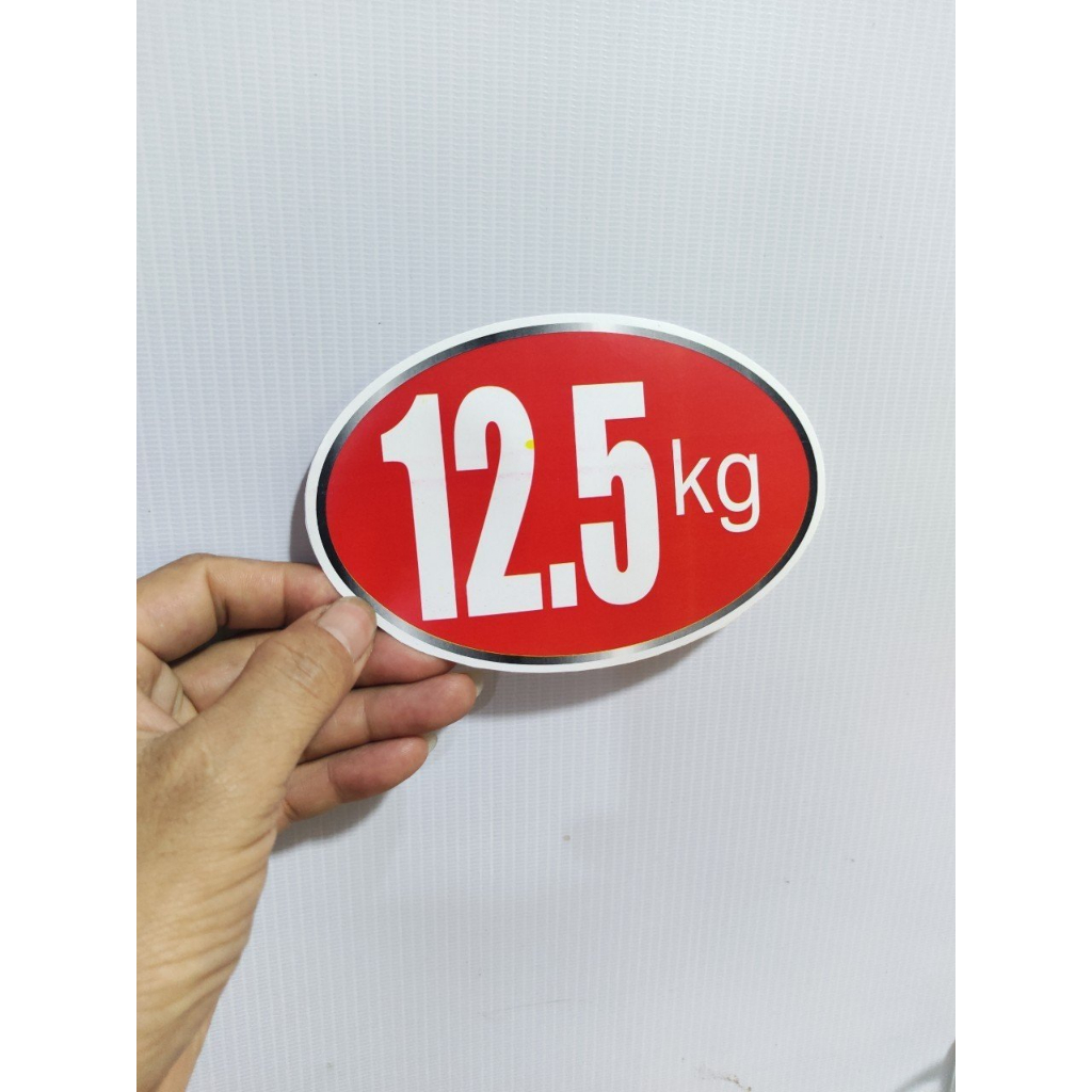 Tem số Kg -Tem dán máy giặt - sẵn keo tự dính