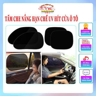 Tấm che chắn nắng thông minh tự hít hạn chế 97% tia UV gắn kính 4 cửa ô tô xe hơi