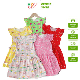 Váy Cho Bé Gái,Đầm Đuôi Cá xinh xắn cho bé gái từ 1 2 3 4 5 tuổi, chất thun lạnh mềm mát cho bé mặc hè