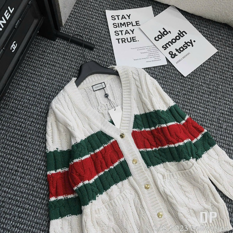 Áo khoác len cadigan G cao cấp