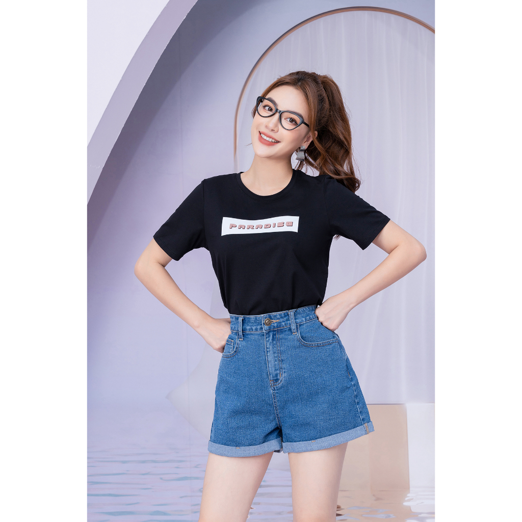 Quần short Jean nữ - Quần đùi nữ Loza QJ602093XD