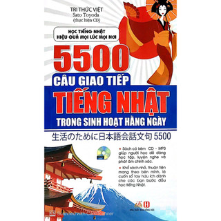Sách vanlangbooks - 5500 câu giao tiếp tiếng nhật trong sh hàng ngày