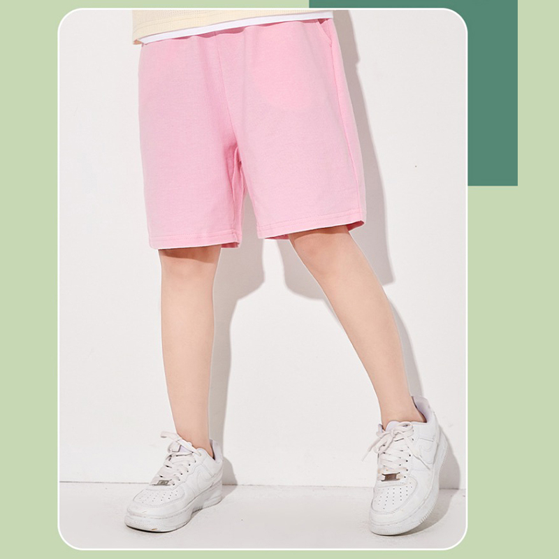 Quần đùi bé gái BOBDOG, quần đùi trẻ em in hình ngộ nghĩnh chất liệu da cá cạp chun co dãn cho bé BQ07