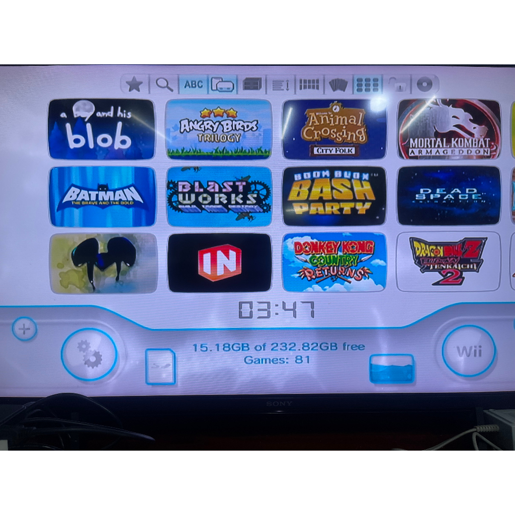 Ổ Cứng Ngoài Máy Nintendo Wii Dung Lượng 120GB 250GB Sẵn Game Wii