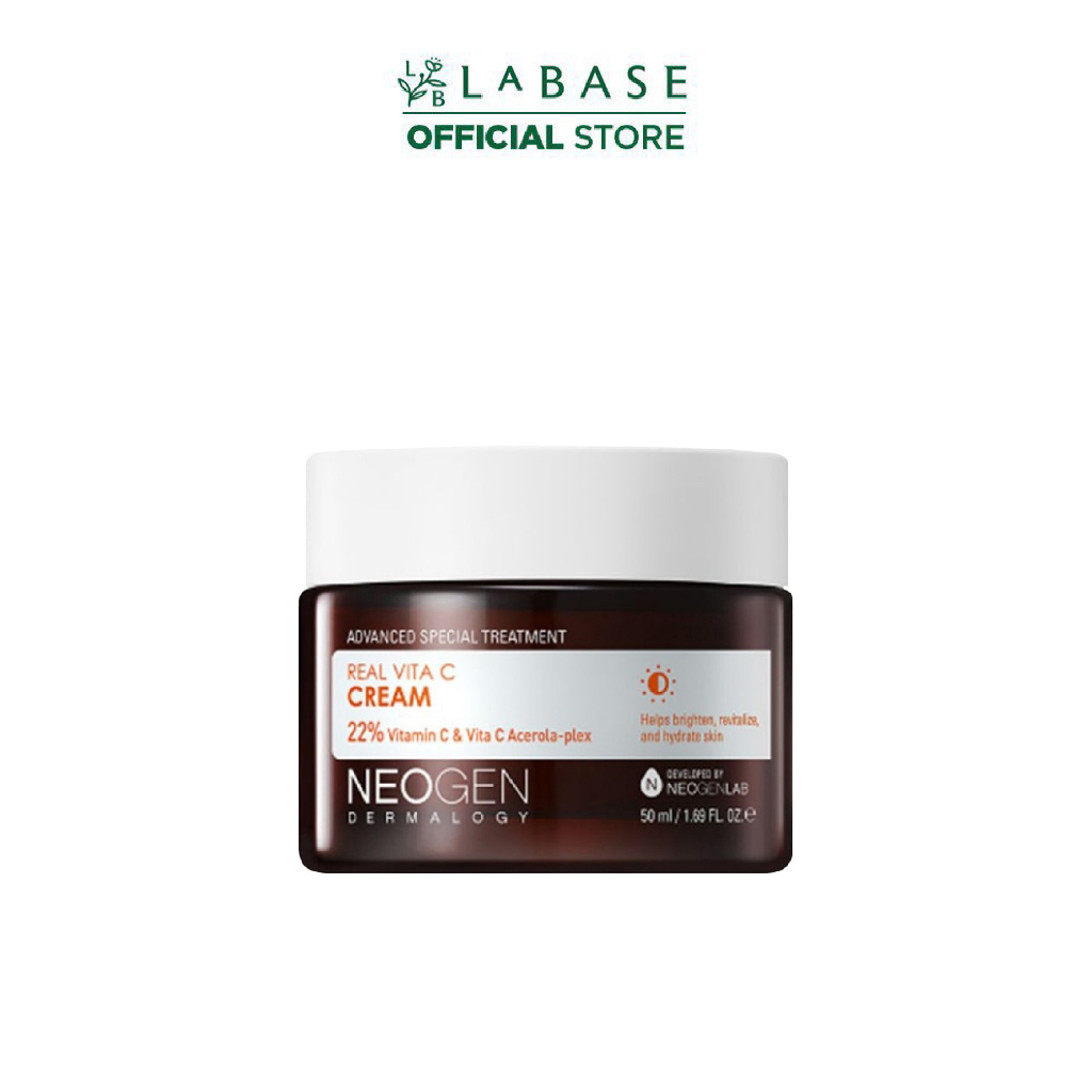 Kem dưỡng ẩm Vitamin C Neogen giúp sáng da Real Vita C Cream Hũ 50ml