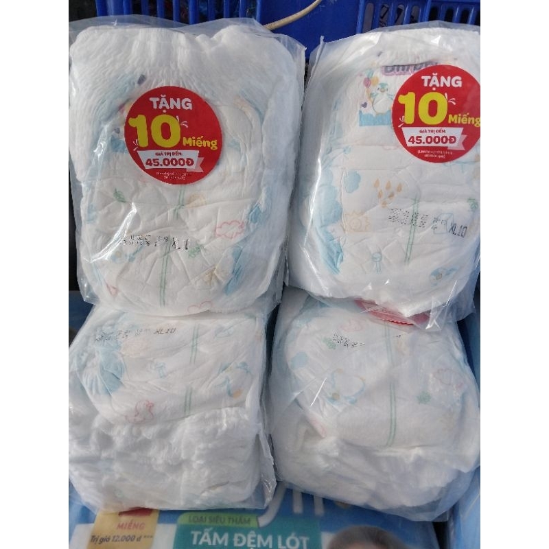 Gói 10 miếng Bỉm quần Unidry size XL