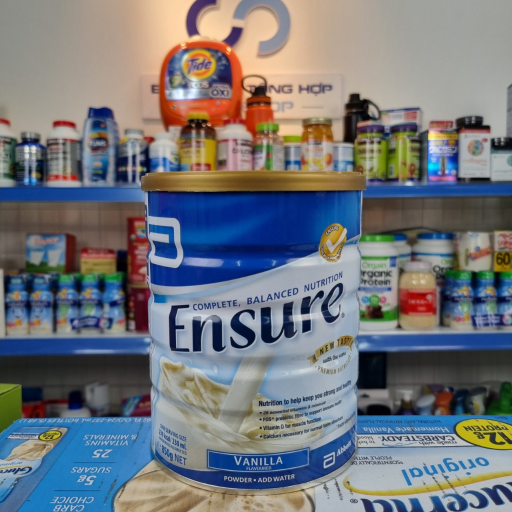 Sữa bột ensure ÚC hương vanilla hộp 850g