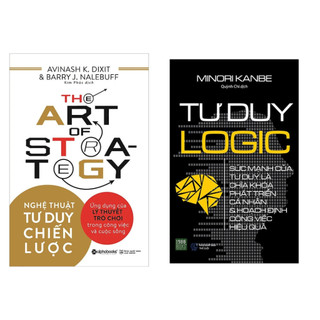 Sách combo 2 cuốn tư duy kinh doanh: nghệ thuật tư duy chiến lược + tư duy logic