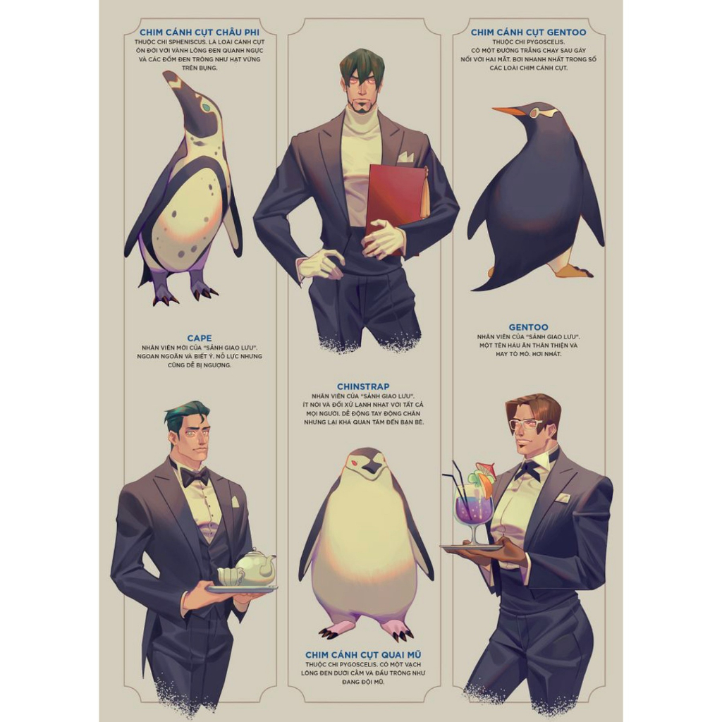 Truyện tranh - Hội quý ông chim cánh cụt - Wingsbooks - NXB Kim Đồng