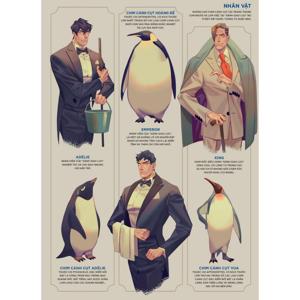 Truyện tranh - Hội quý ông chim cánh cụt - Wingsbooks - NXB Kim Đồng