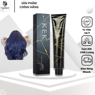 Thuốc Nhuộm Tóc Xanh Đen, Xanh Dương Xanh Đen Dương Khói Tặng Oxy Trợ Nhuộm ( Màu đi học ) - [Thanh Hương Hair]