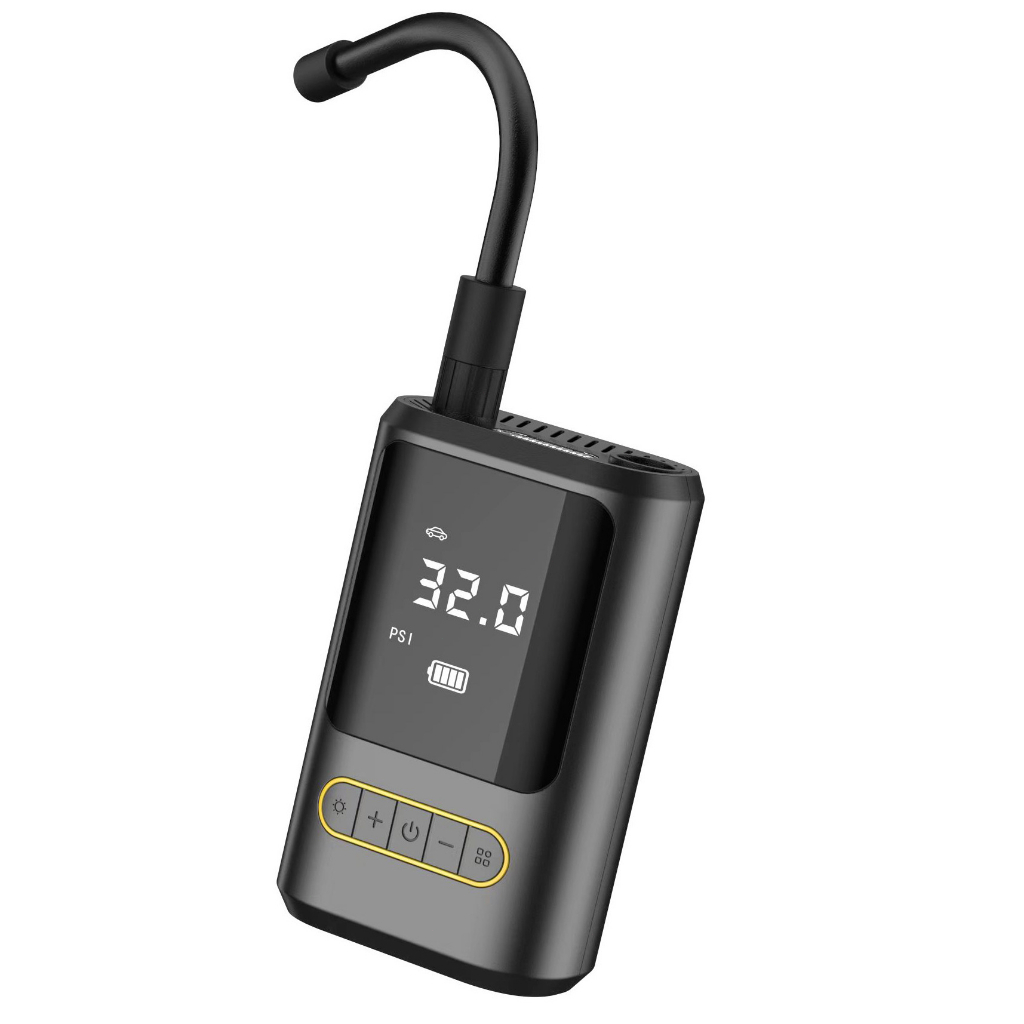 Máy Bơm Không Khí Xiaomi Di Động Xe Máy Xe Điện Lốp Sạc Không Dây Máy Bơm Không Khí Xe Hơi 150psi Kèm Phụ Kiện