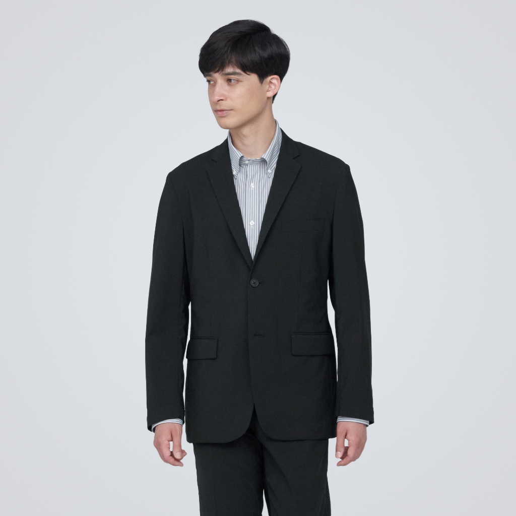 MUJI ÁO KHOÁC CO GIÃN DỄ BẢO QUẢN