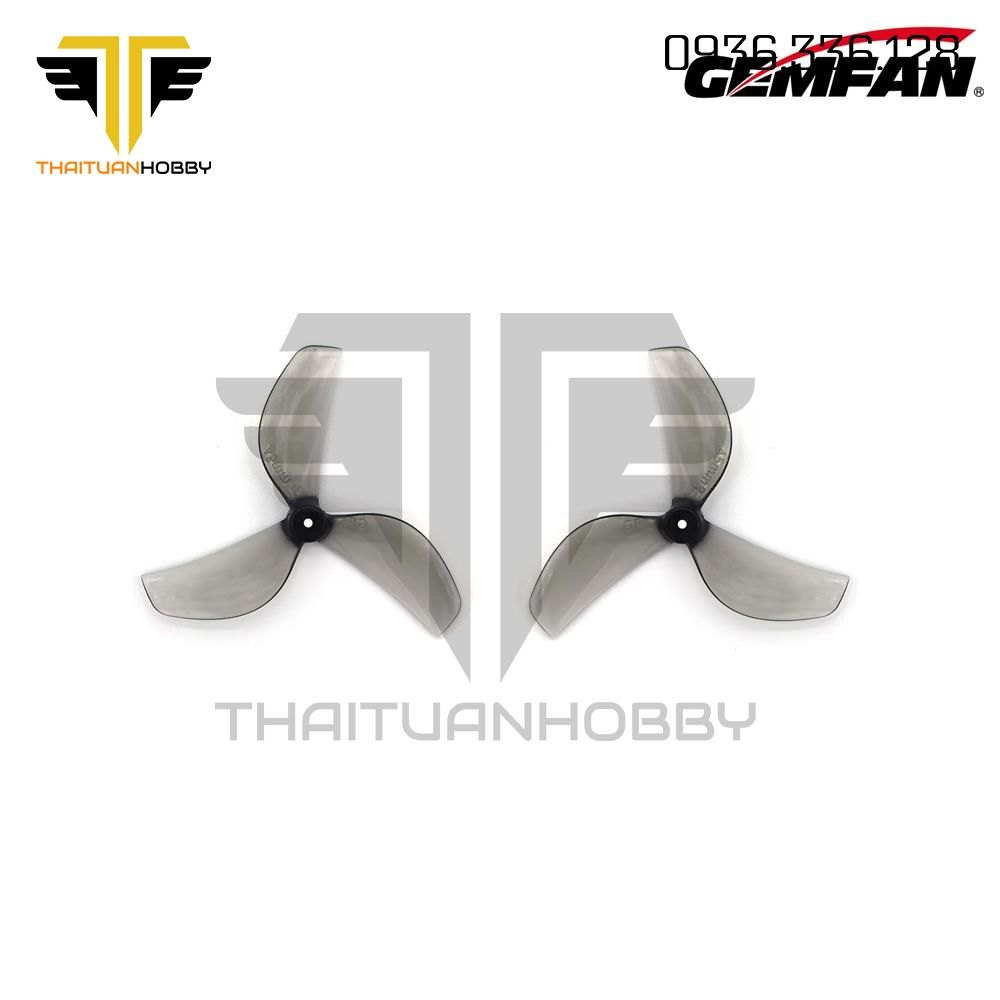 Combo 3 Bộ Cánh Quạt 3 lá Gemfan 45mm Lỗ 1.5mm
