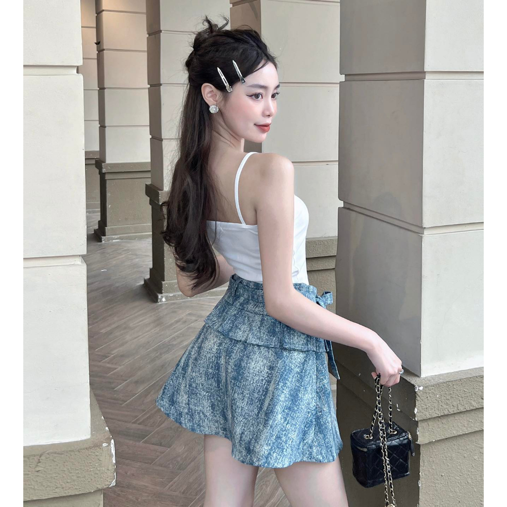 Chân váy Thắt nơ "Tammi Skort " EllyClothing