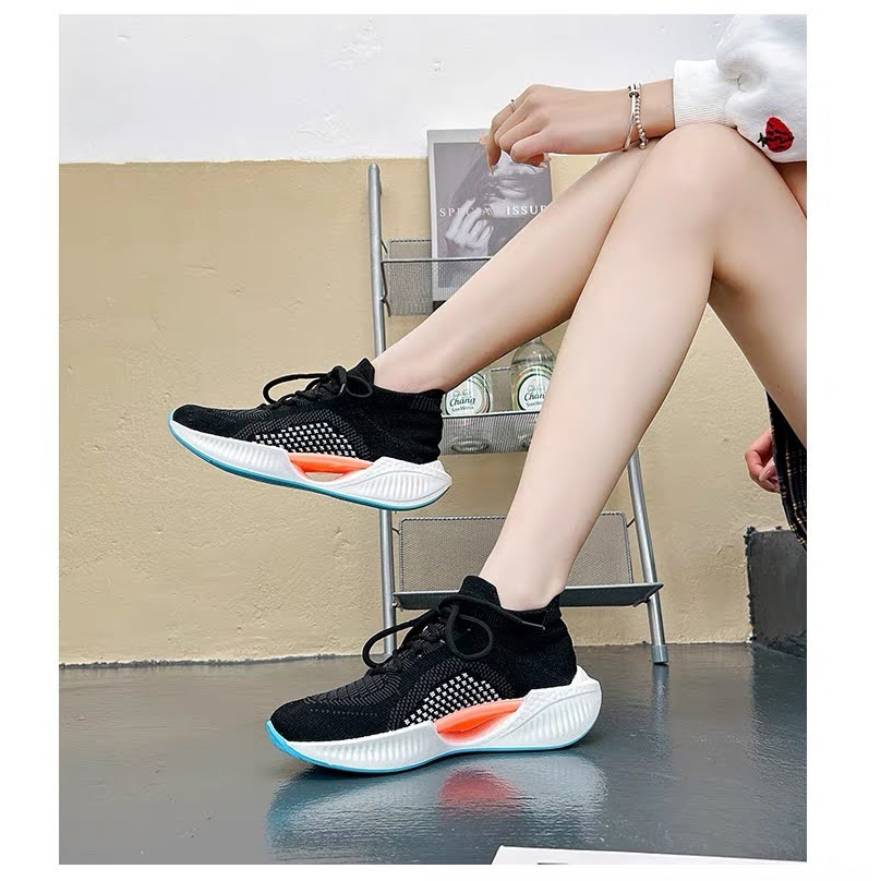 Giày chạy bộ tập gym vải mêm thoáng khí đàn hồi cao G46