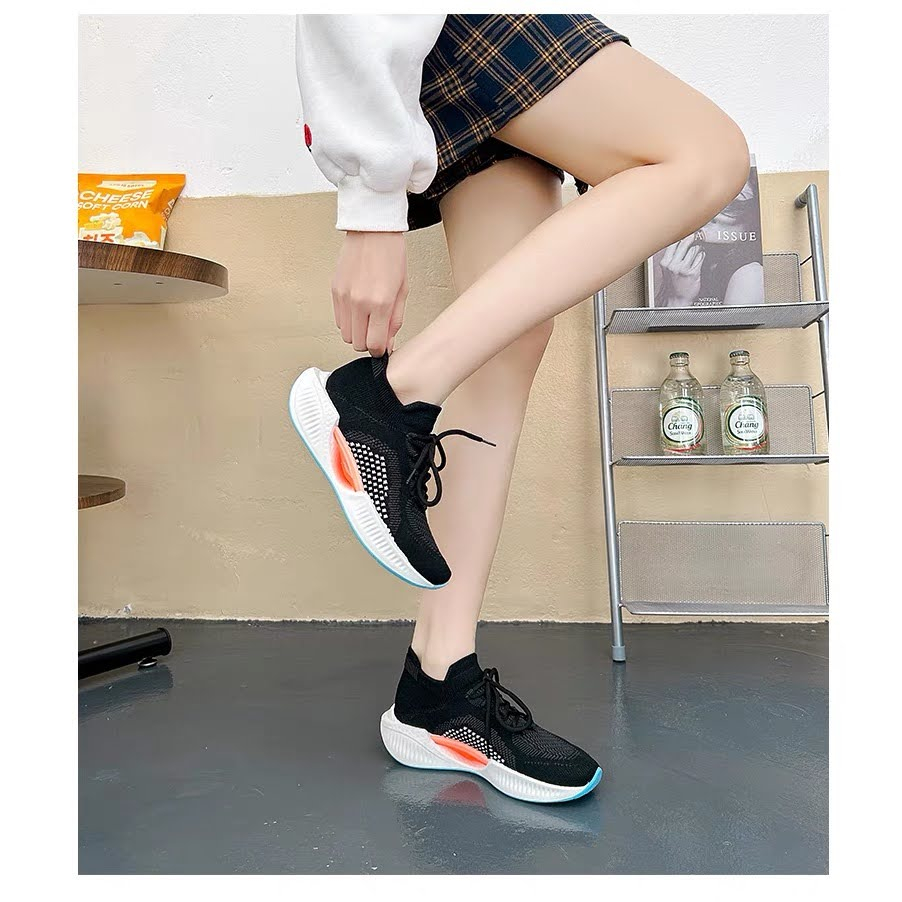 Giày chạy bộ tập gym vải mêm thoáng khí đàn hồi cao G46