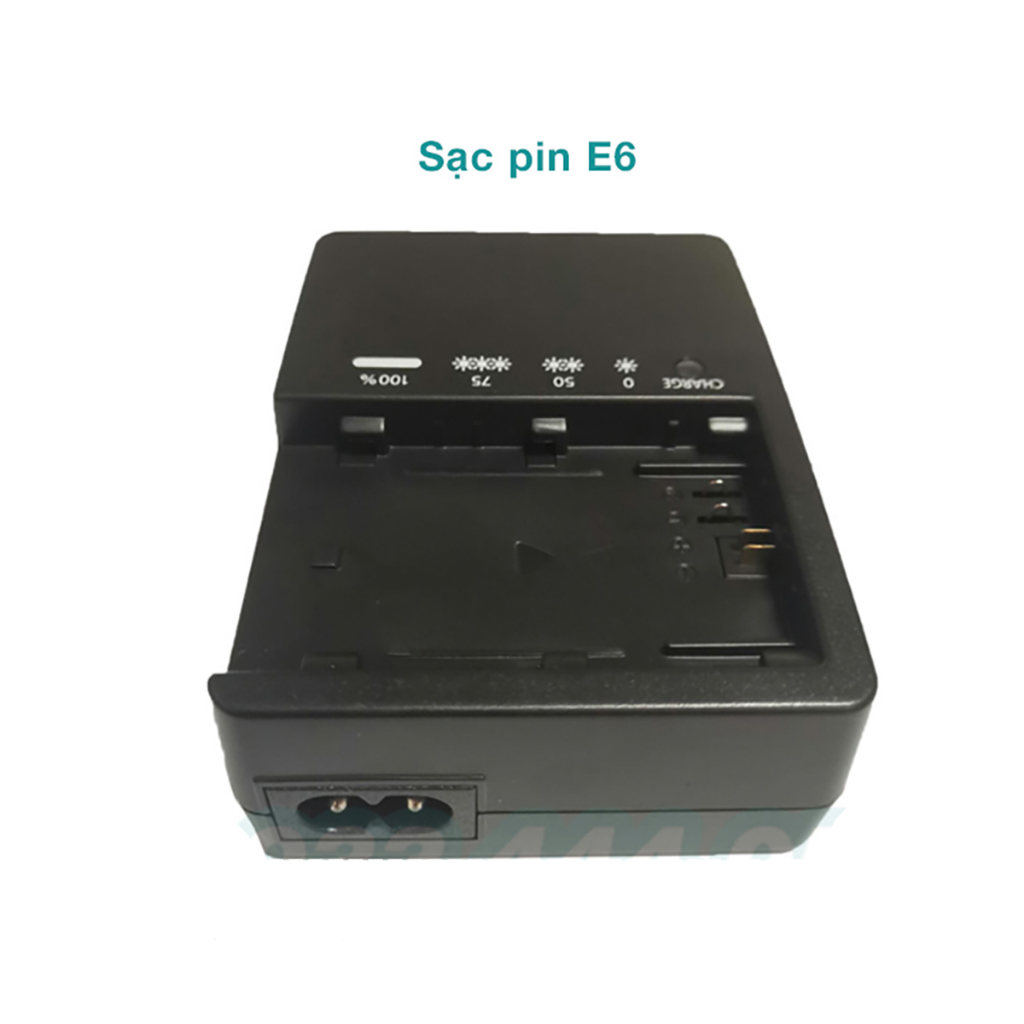 Sạc pin Canon LC E6E CAO CẤP TỰ NGẮT cho pin canon Lp E6 dùng Canon 5DII , 5DIII , 6D , 7D, 70D, can