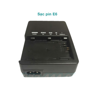 Sạc pin canon lc e6e cao cấp tự ngắt cho pin canon lp e6 dùng canon 5dii , 5diii , 6d , 7d, 70d, canon 60d 5d2 5d3