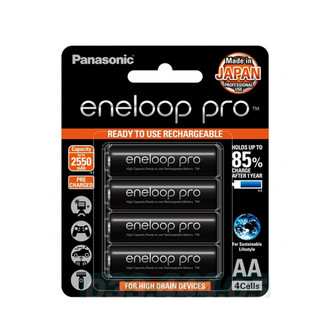 Vỉ 4 viên pin sạc aa eneloop pro 2500ah - eneloop pro 2500ah aa rechargeable battery