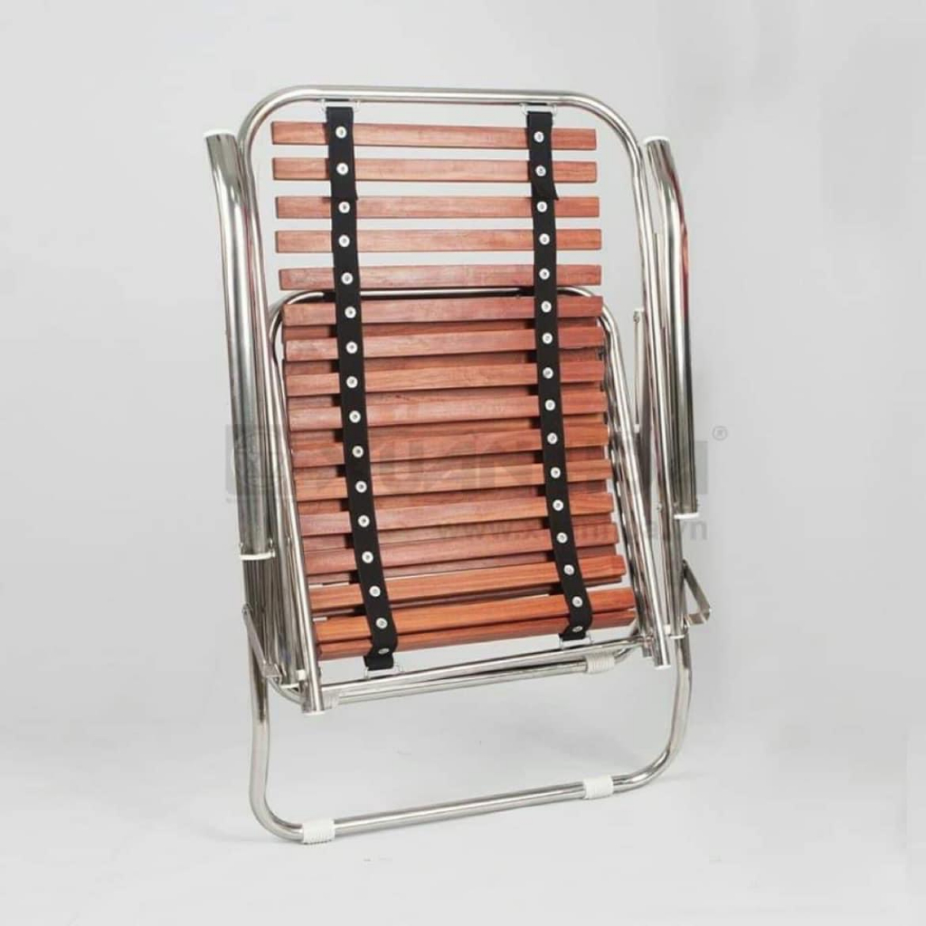 GHẾ XÍCH ĐU XUÂN HÒA CHÍNH HÃNG, ghế thư giãn, khung inox Tiến đạt, gỗ sồi