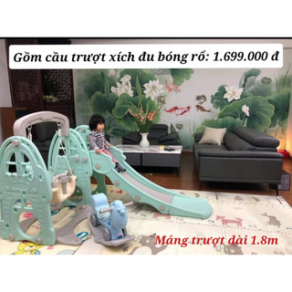 Cầu Trượt Xích Đu Loại To Và Cực Chắc Chắn