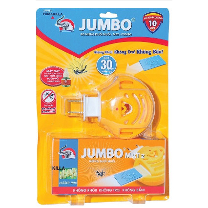 Bộ miếng xông đuổi muỗi Jumbo hương hoa 30 miếng