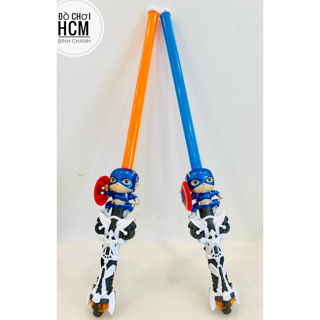 Đồ chơi trẻ em thanh kiếm lazer siêu anh hùng Marvel người nhện Spider man, Captain American