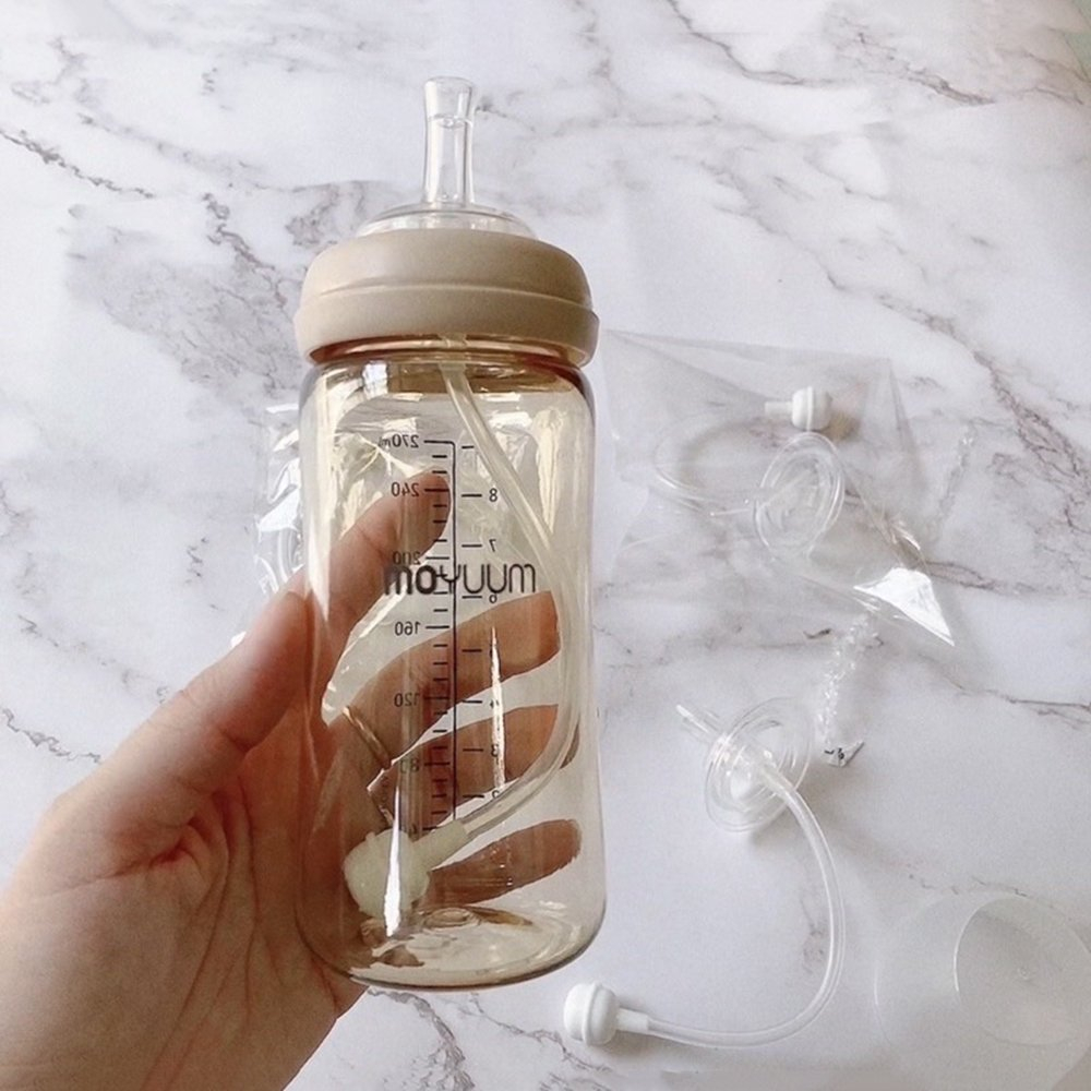 Ống hút bình sữa thay thế núm ti, cho bé tập hút tiện lợi và dễ dàng sử dụng