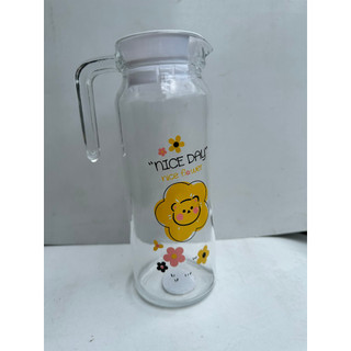 Bình Nước Thủy Tinh (1.1L) Mẫu NGẫu nhiên